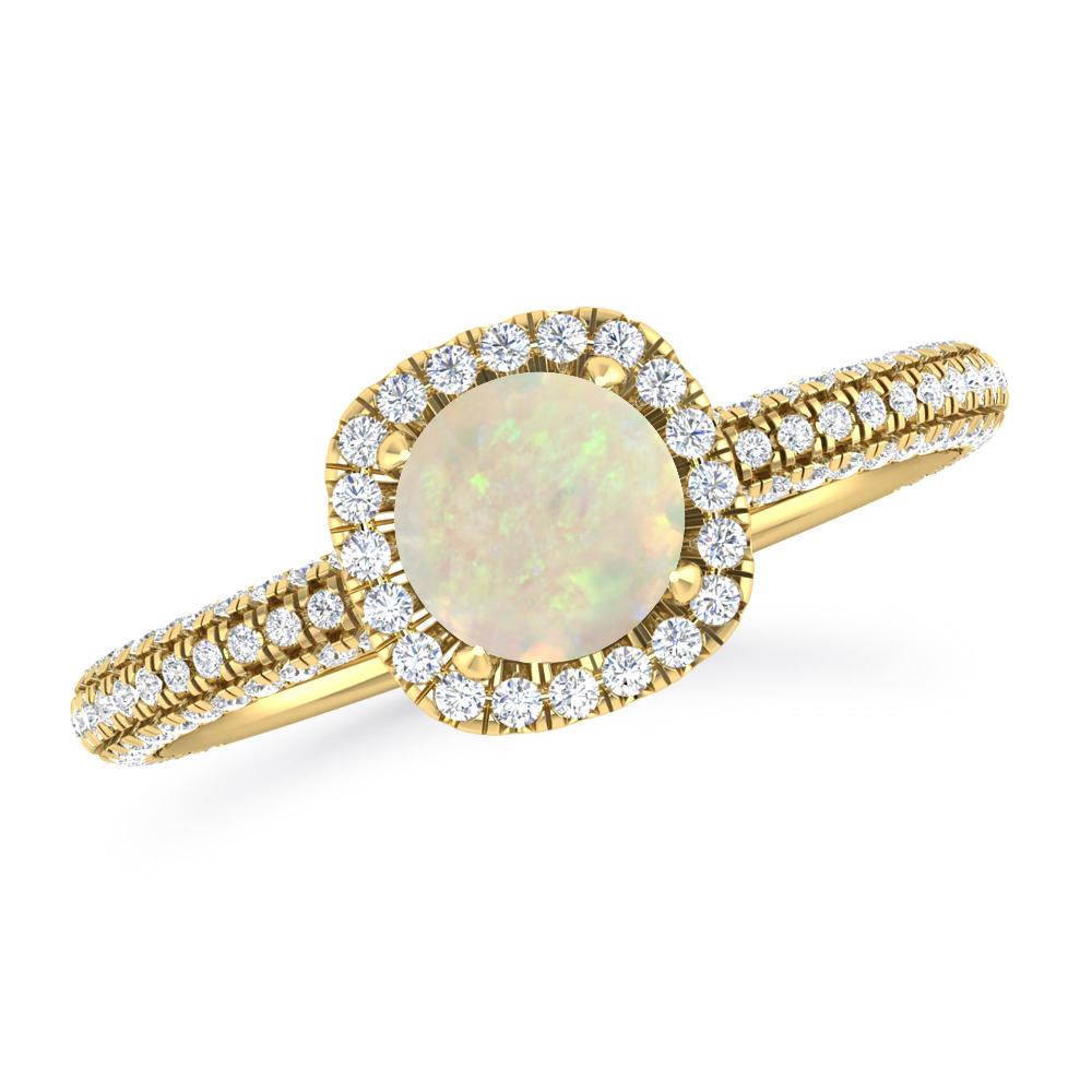 Yellow Gold - Opal