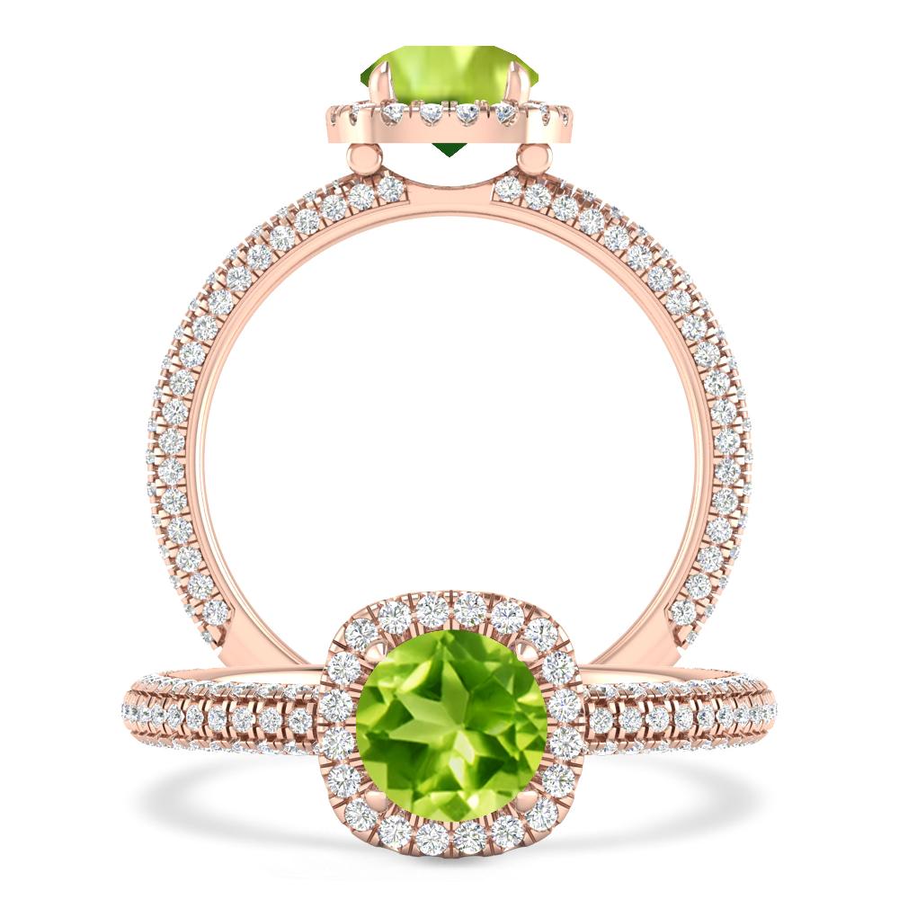 Rose Gold - Peridot