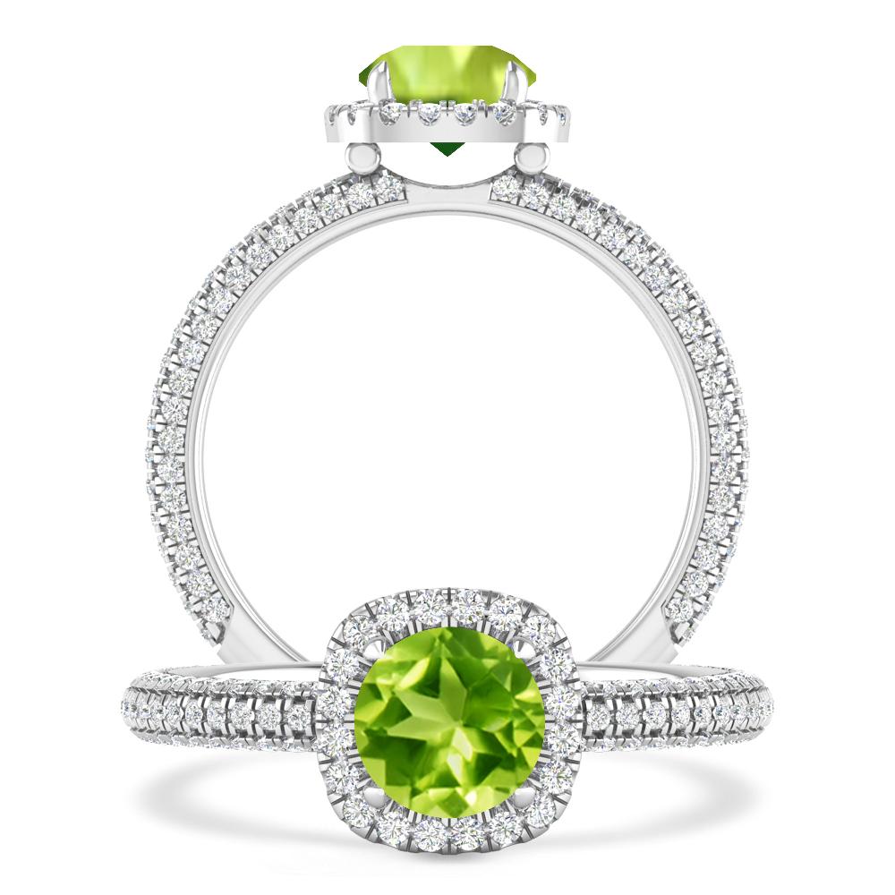 White Gold - Peridot
