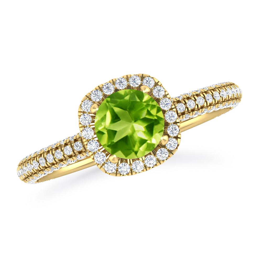 Yellow Gold - Peridot