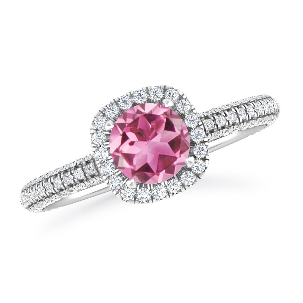White Gold - Pink Tourmaline