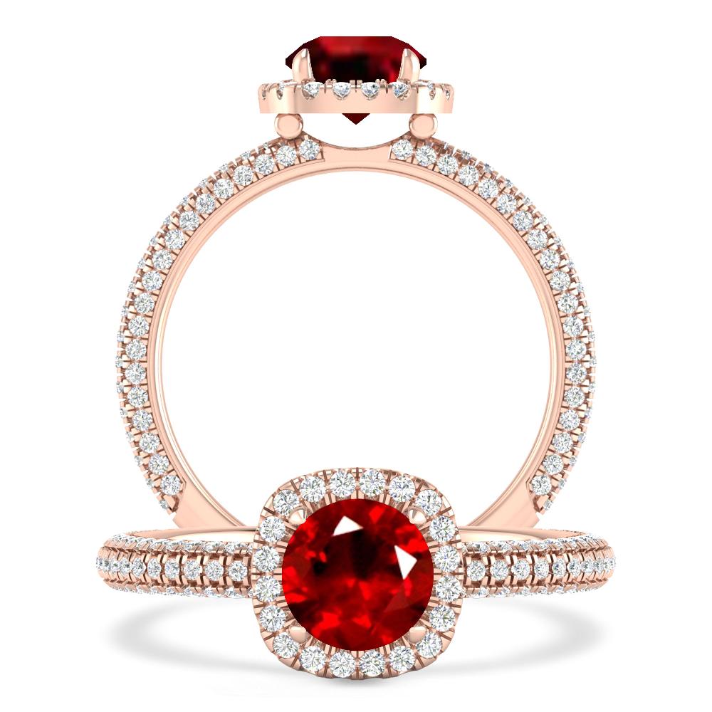 Rose Gold - Ruby