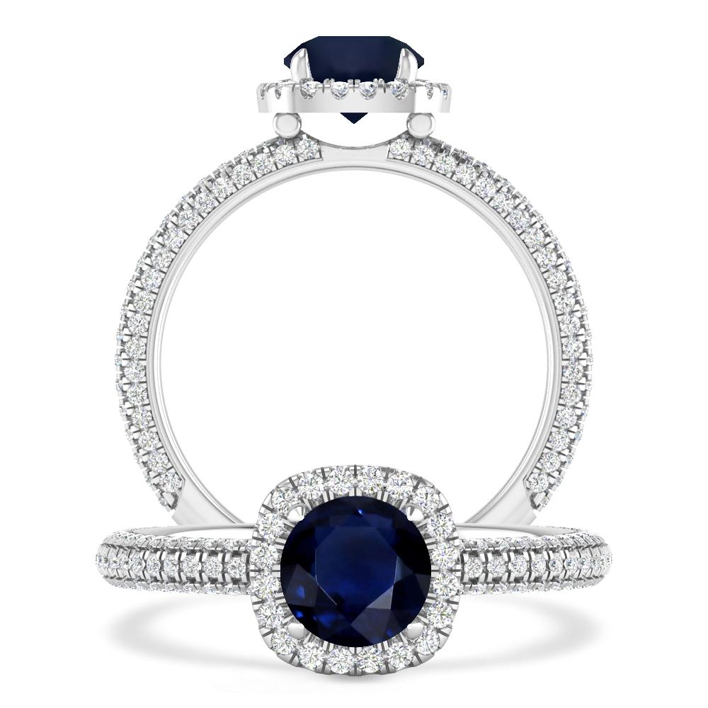 White Gold - Sapphire