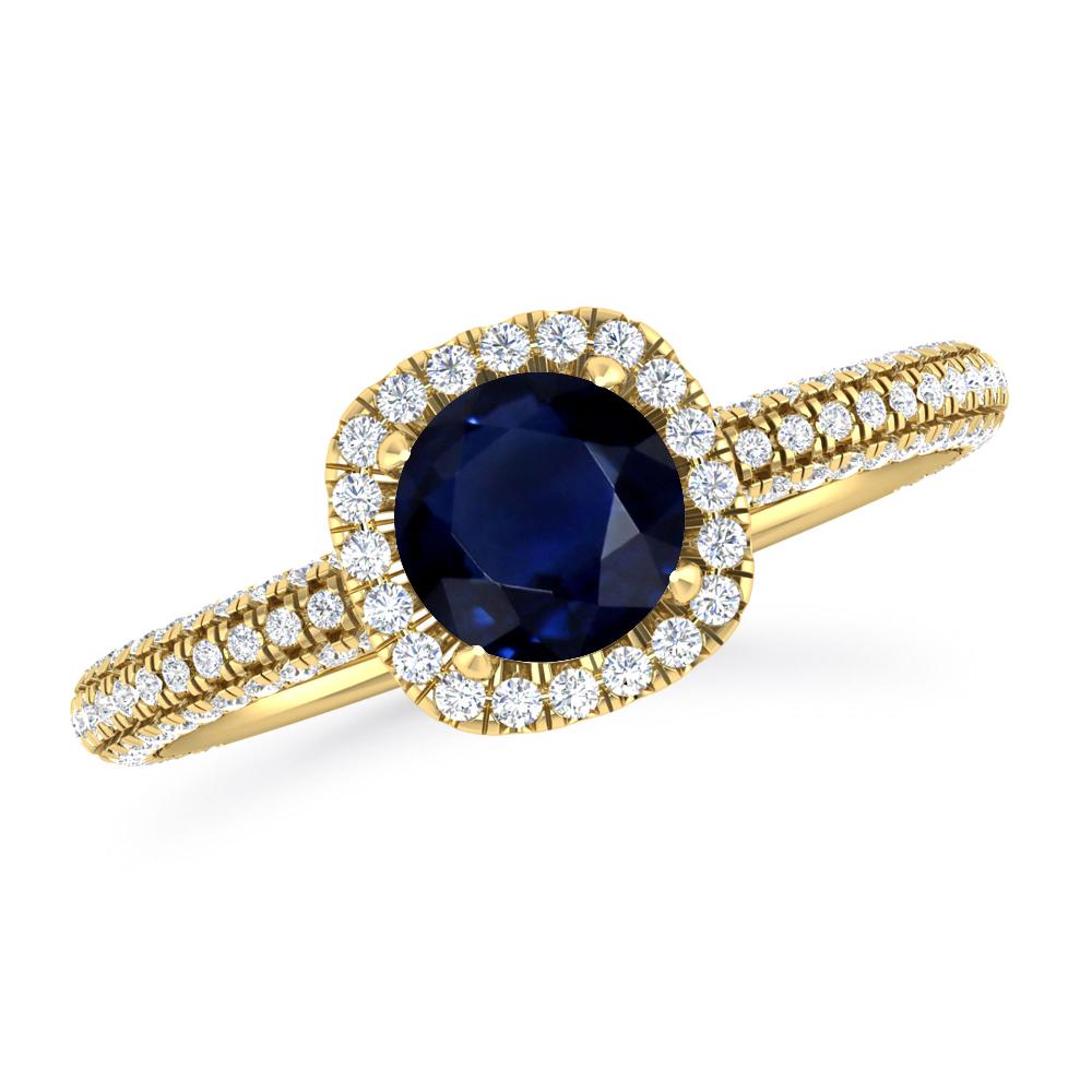 Yellow Gold - Sapphire