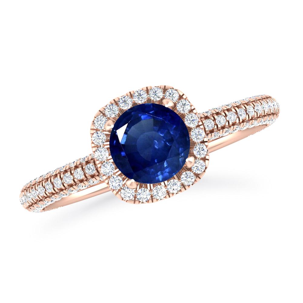 Rose Gold - Sapphire
