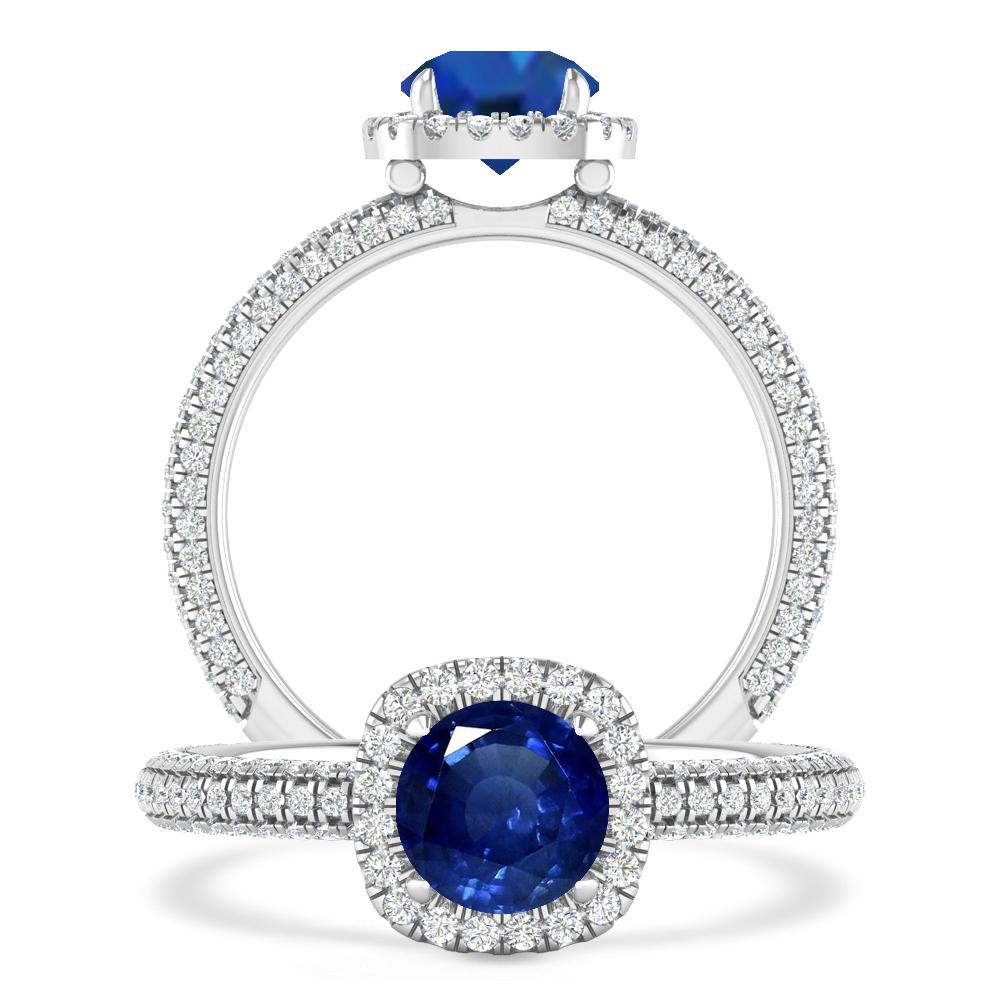 White Gold - Sapphire