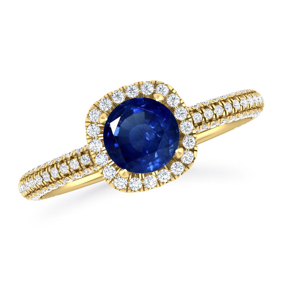 Yellow Gold - Sapphire