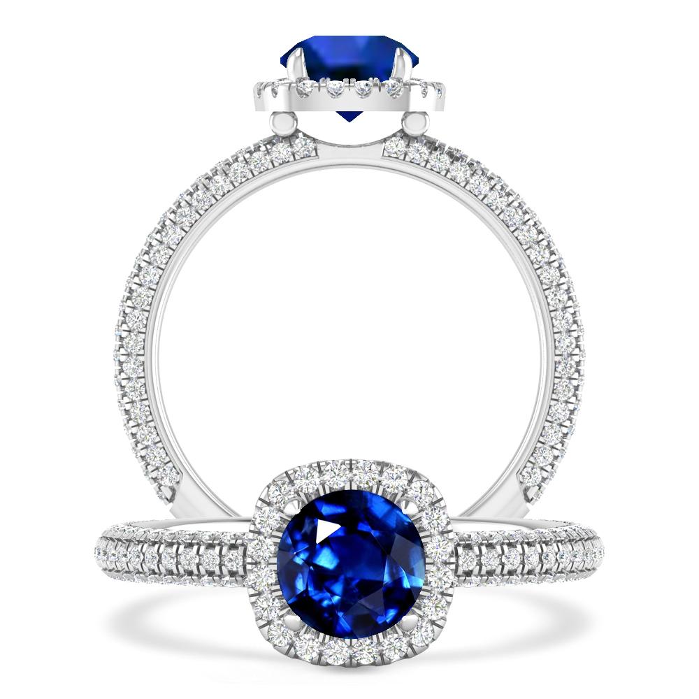 White Gold - Sapphire
