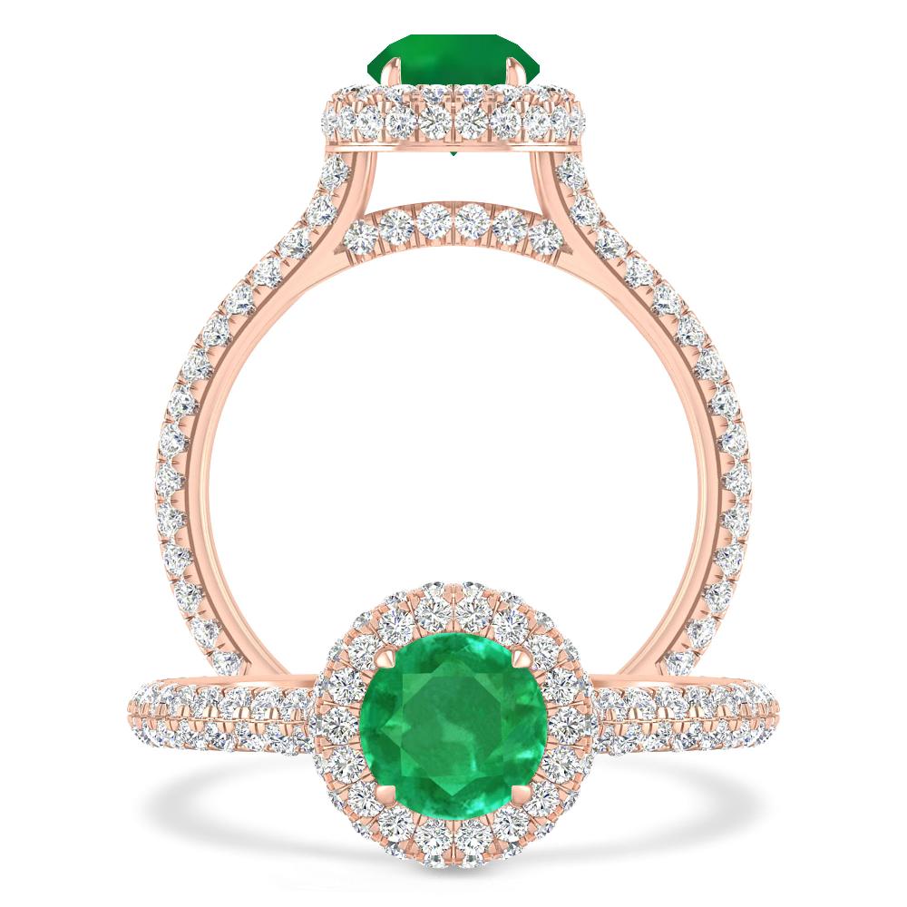 Rose Gold - Emerald