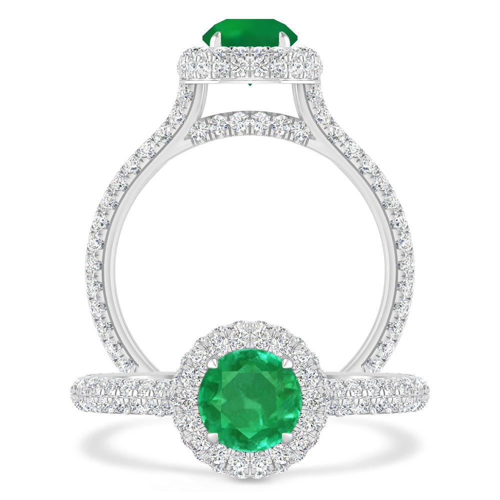 White Gold - Emerald