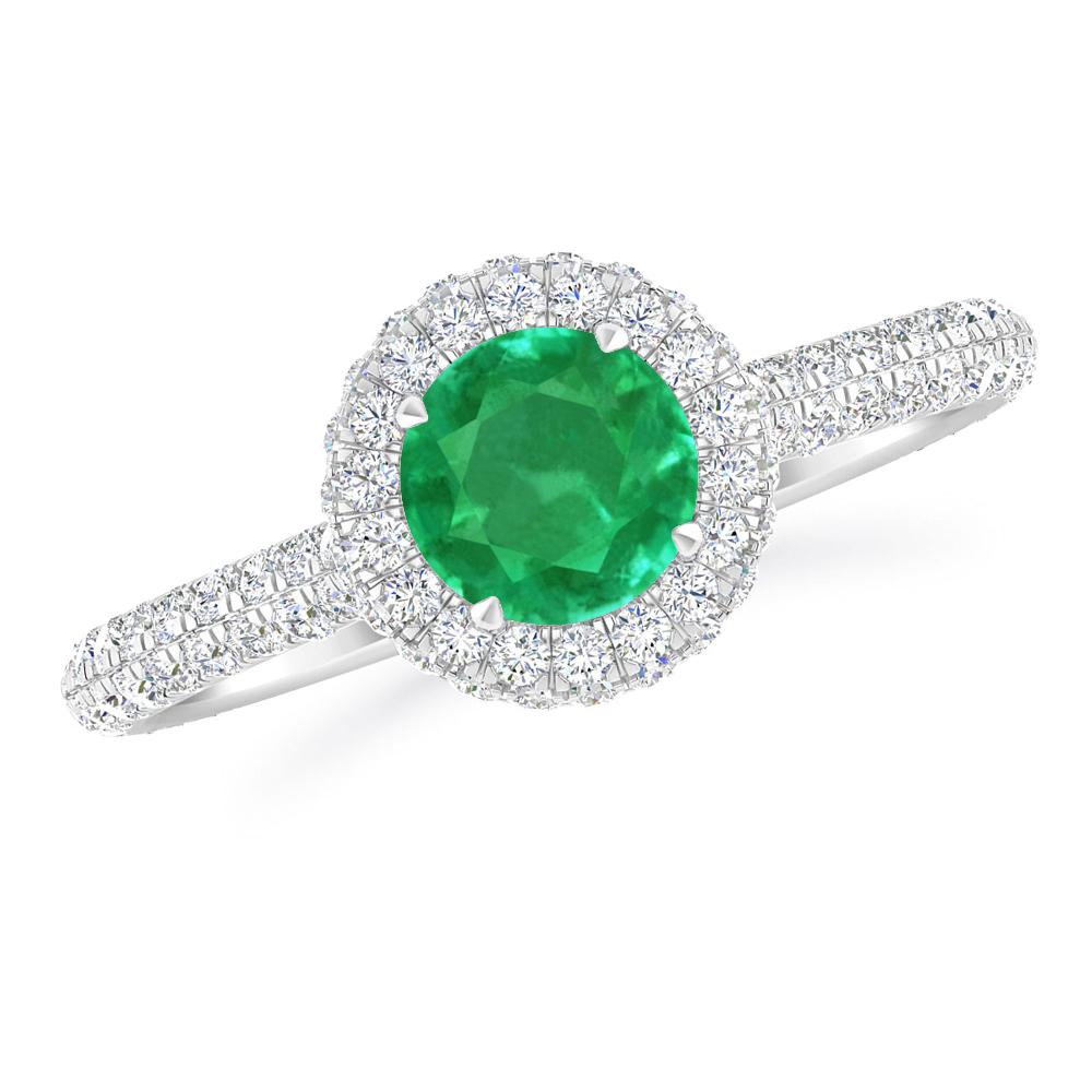 White Gold - Emerald