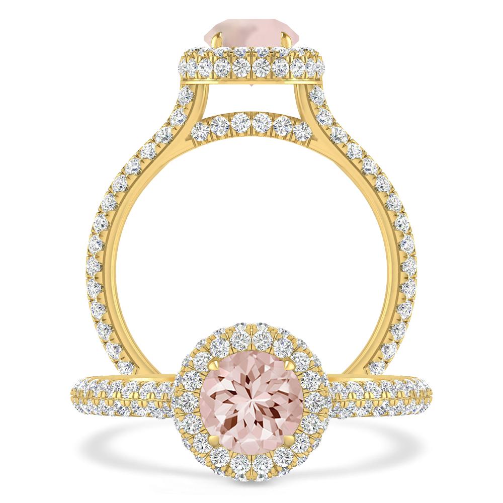 Yellow Gold - Morganite