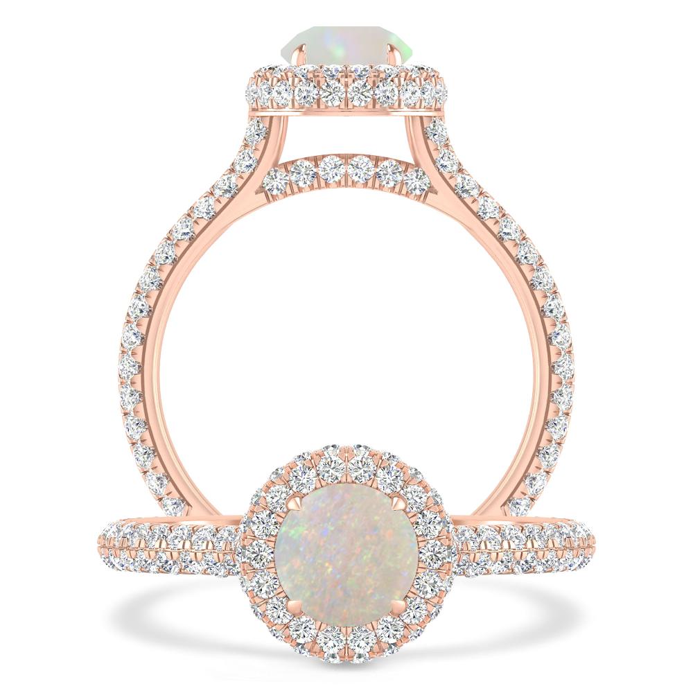 Rose Gold - Opal