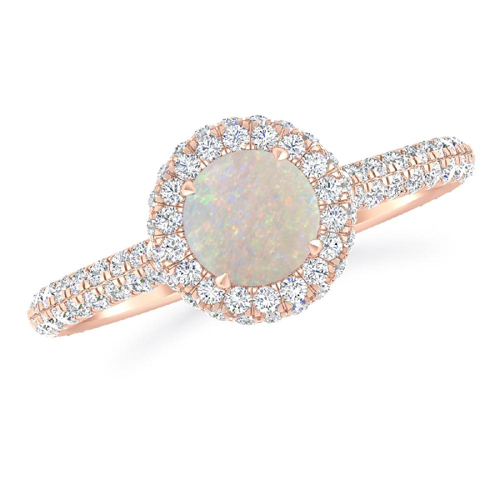 Rose Gold - Opal
