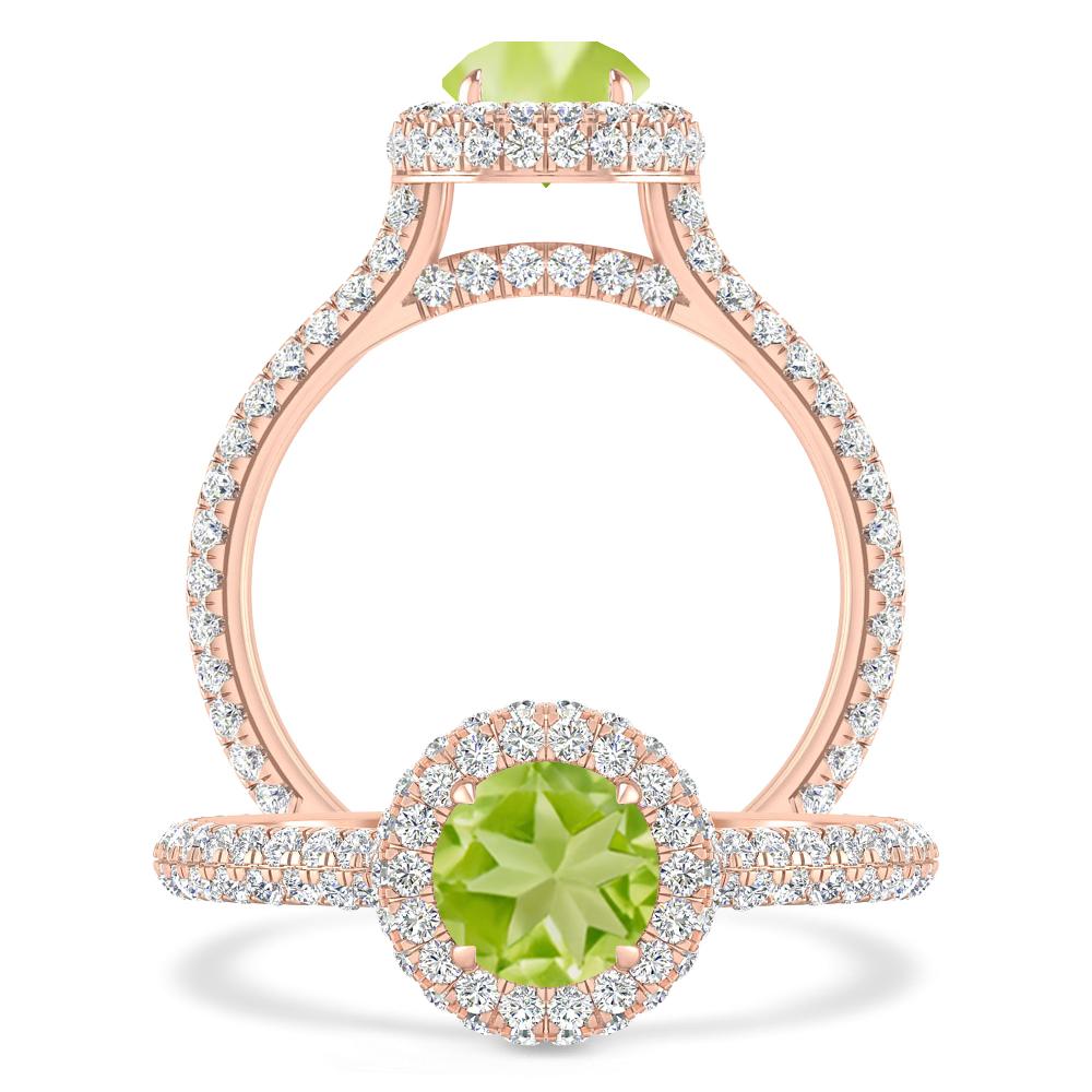 Rose Gold - Peridot