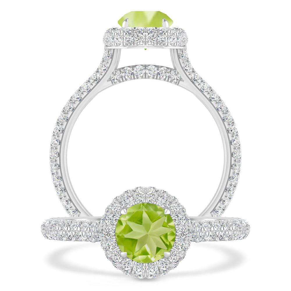 White Gold - Peridot