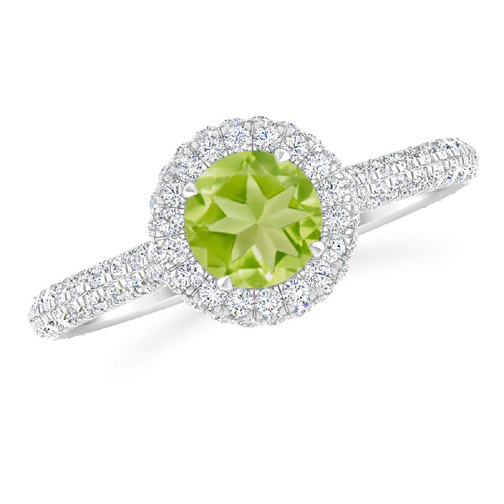 White Gold - Peridot