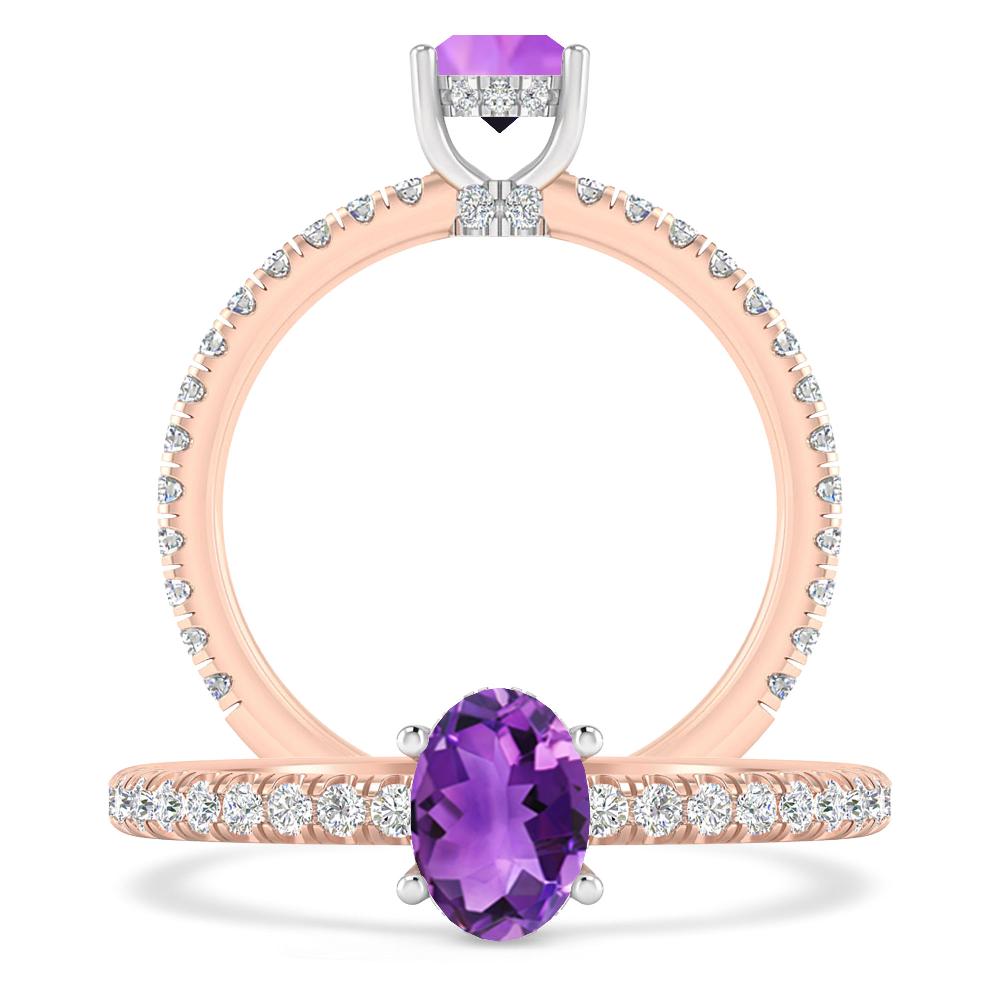 Rose Gold - Amethyst