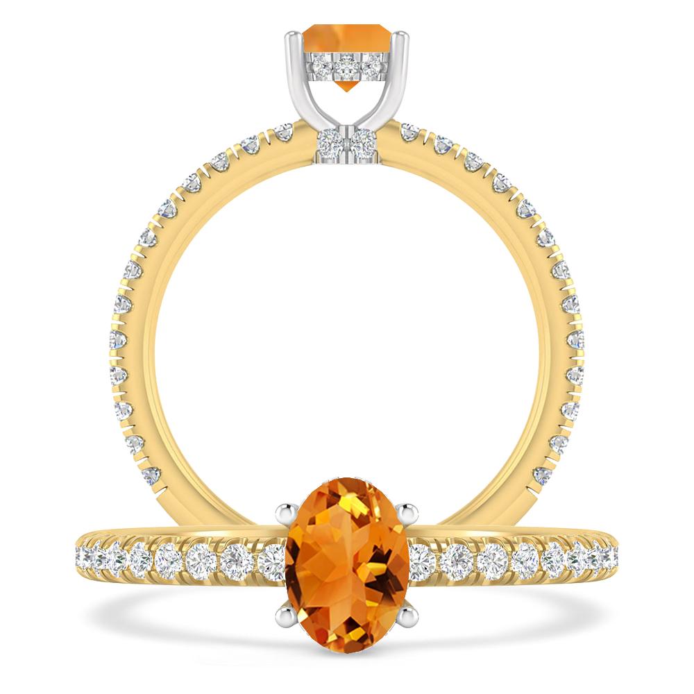 Yellow Gold - Citrine