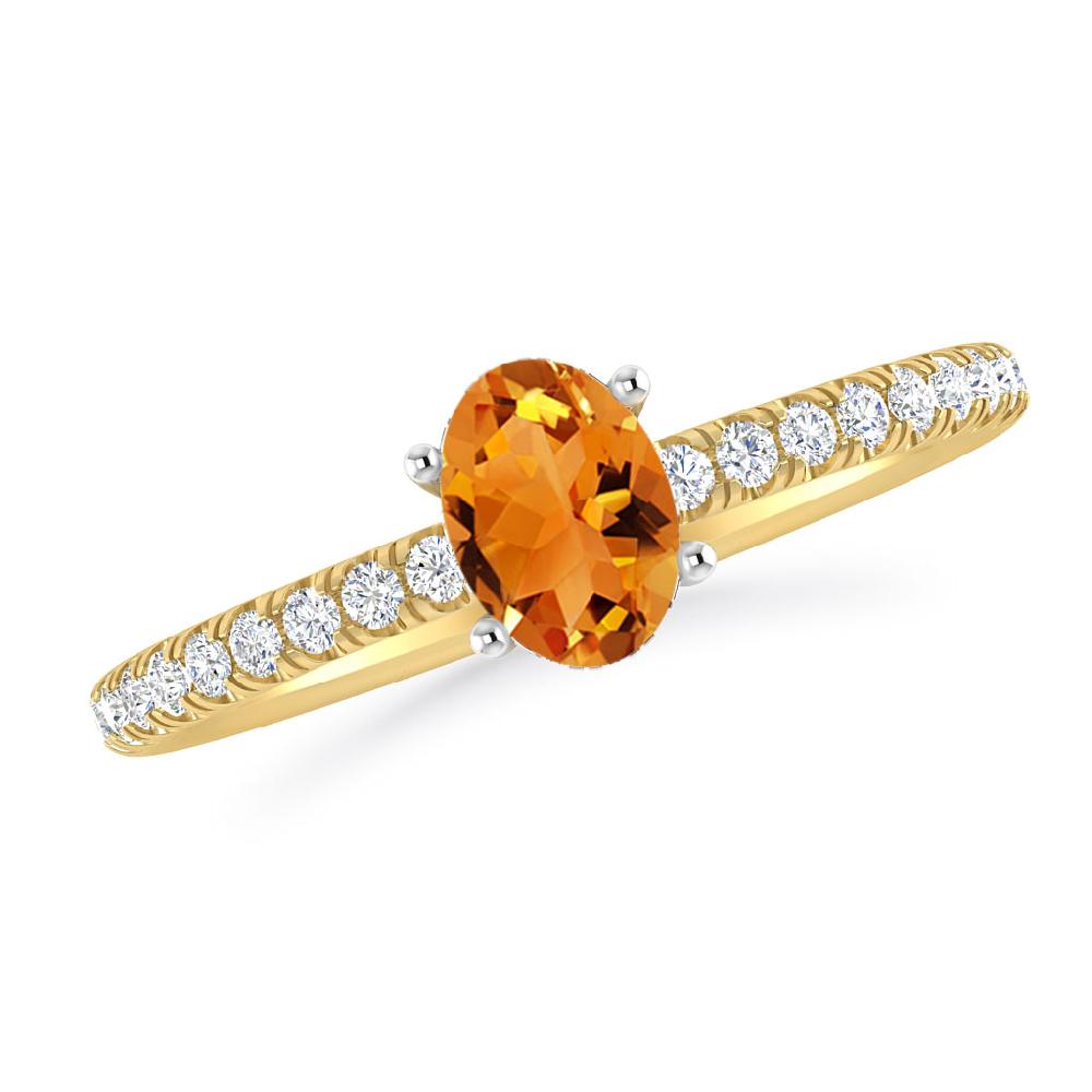 Yellow Gold - Citrine