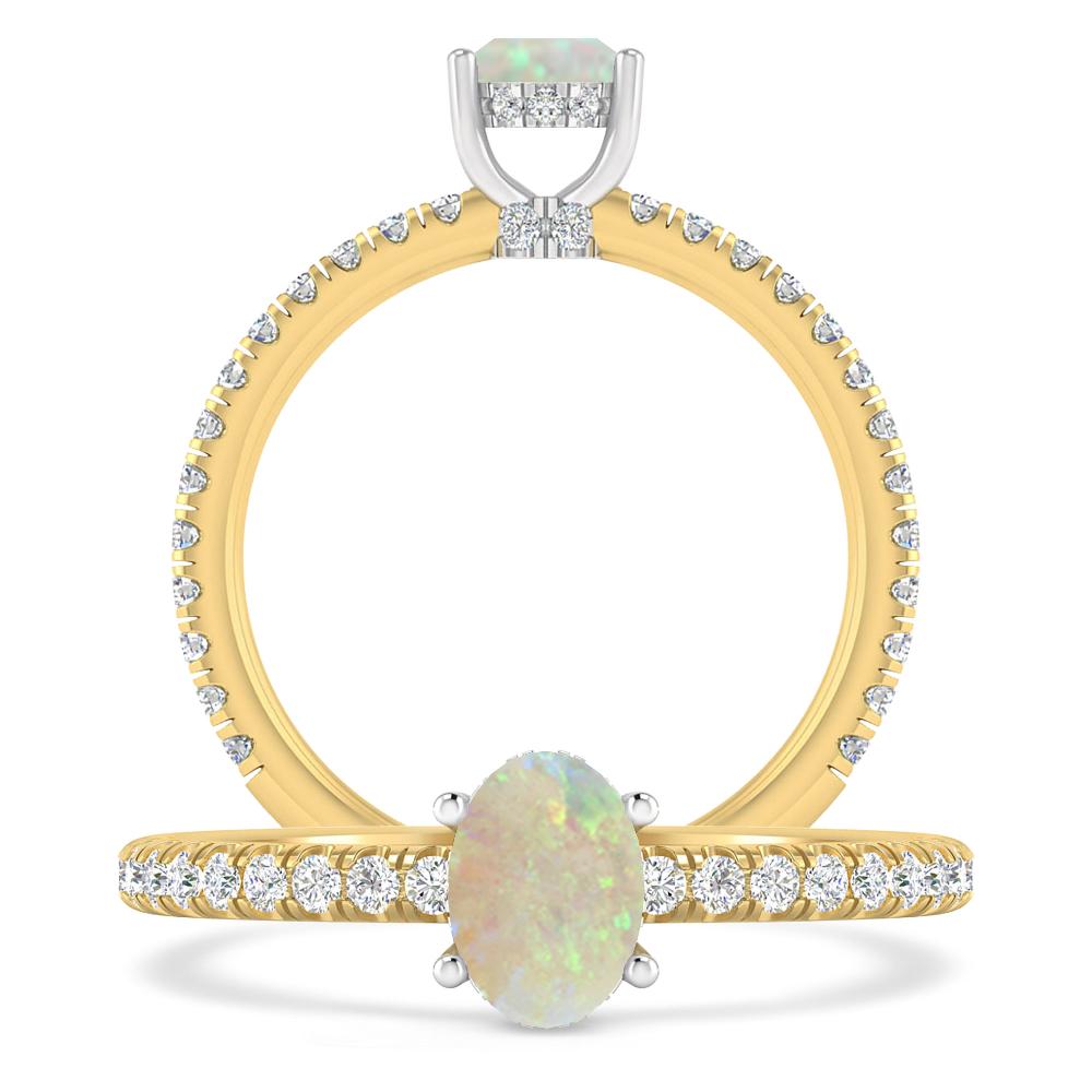 Yellow Gold - Opal