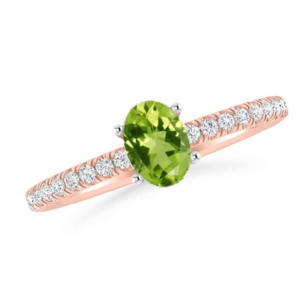 Rose Gold - Peridot