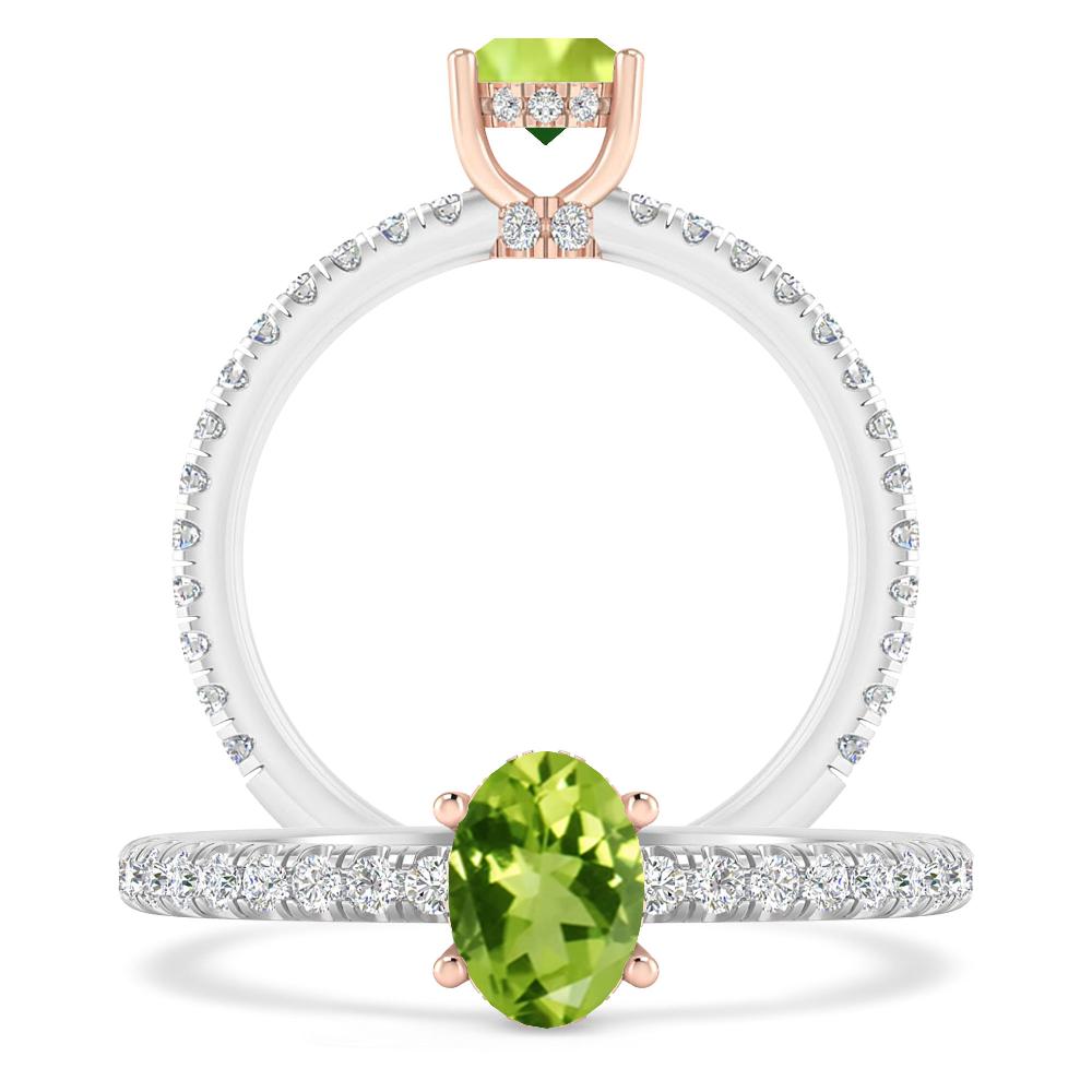 White Gold - Peridot