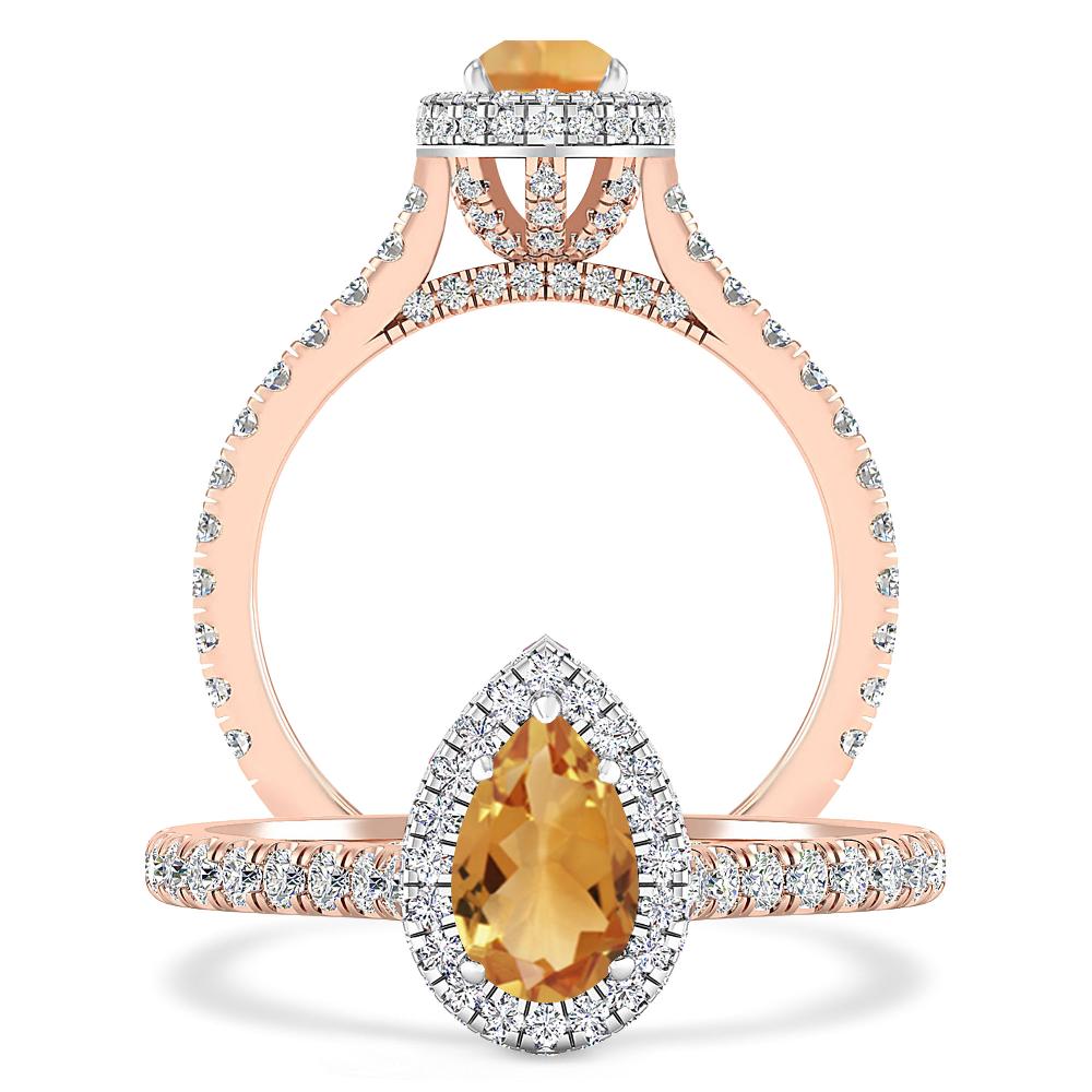 Rose Gold - Citrine