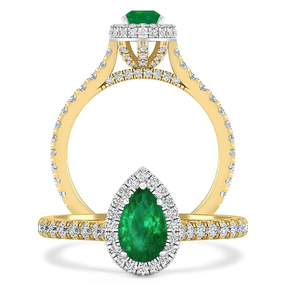 Yellow Gold - Emerald