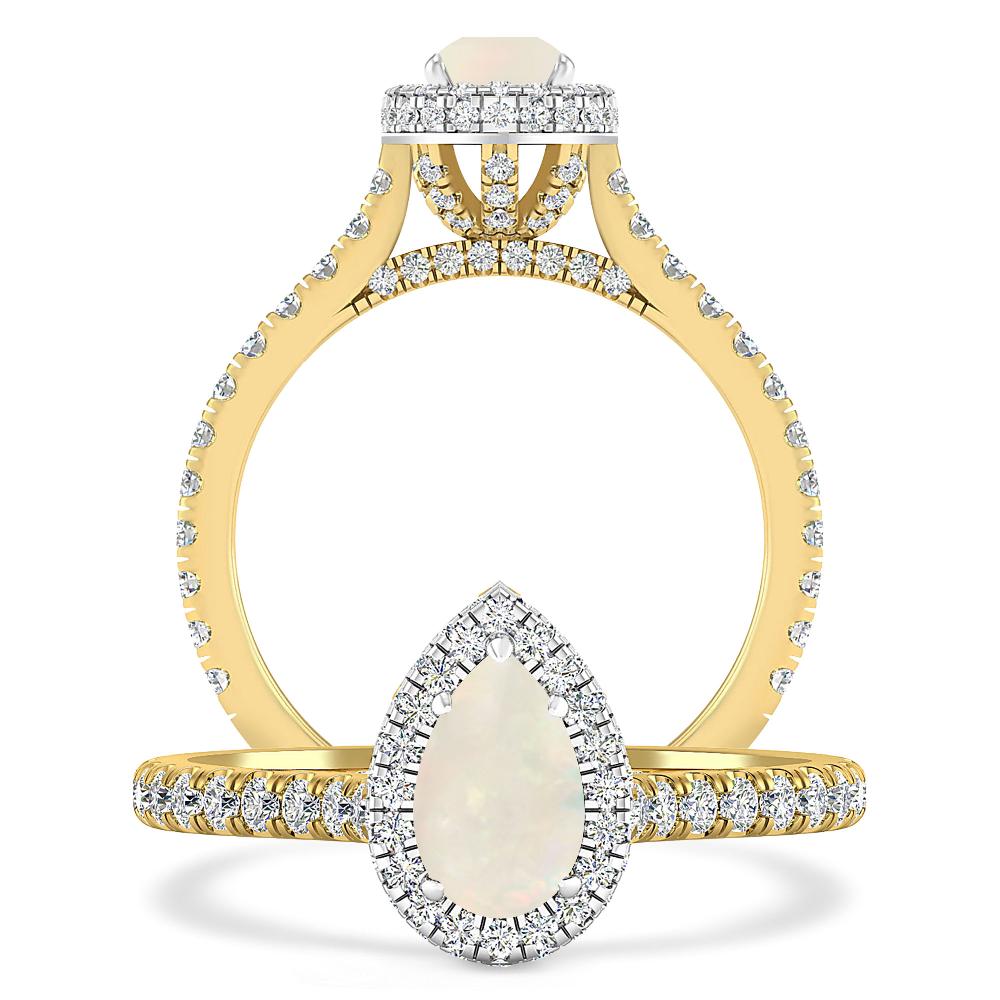 Yellow Gold - Opal