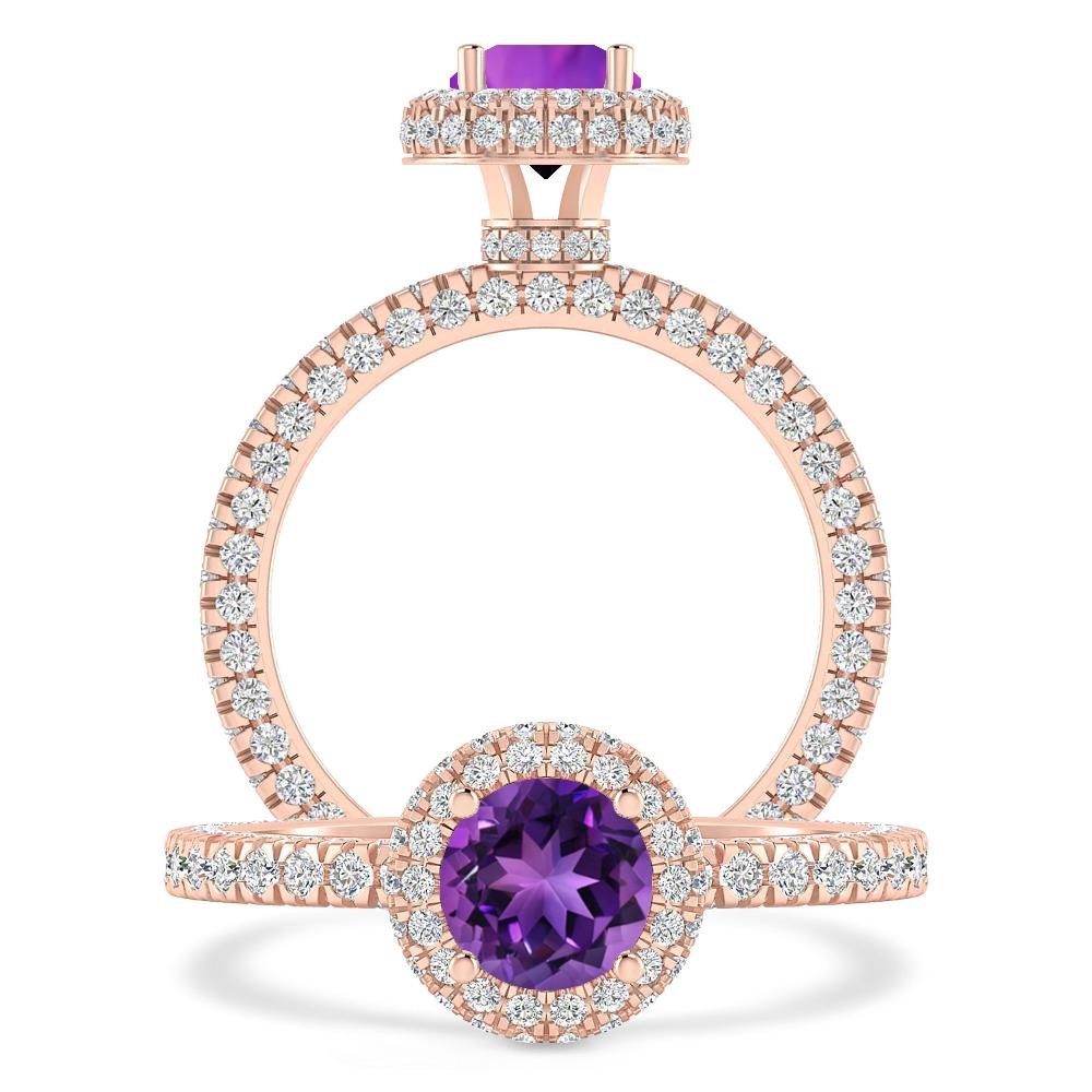 Rose Gold - Amethyst