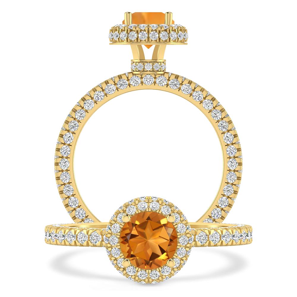 Yellow Gold - Citrine