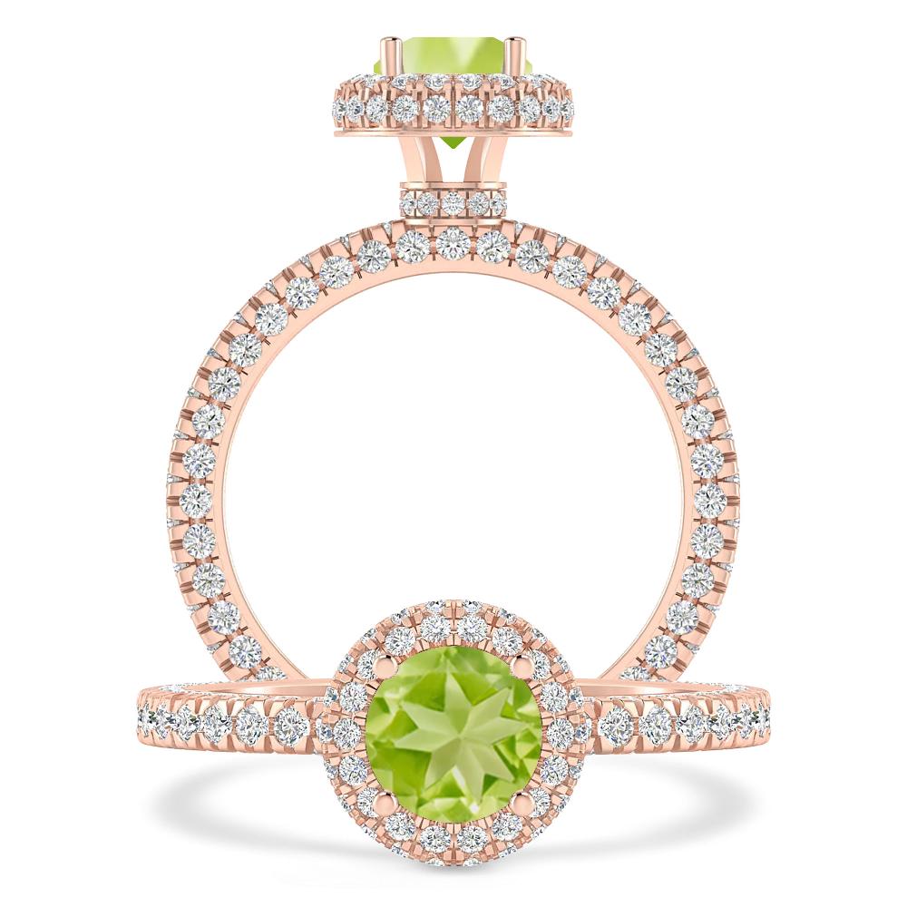 Rose Gold - Peridot