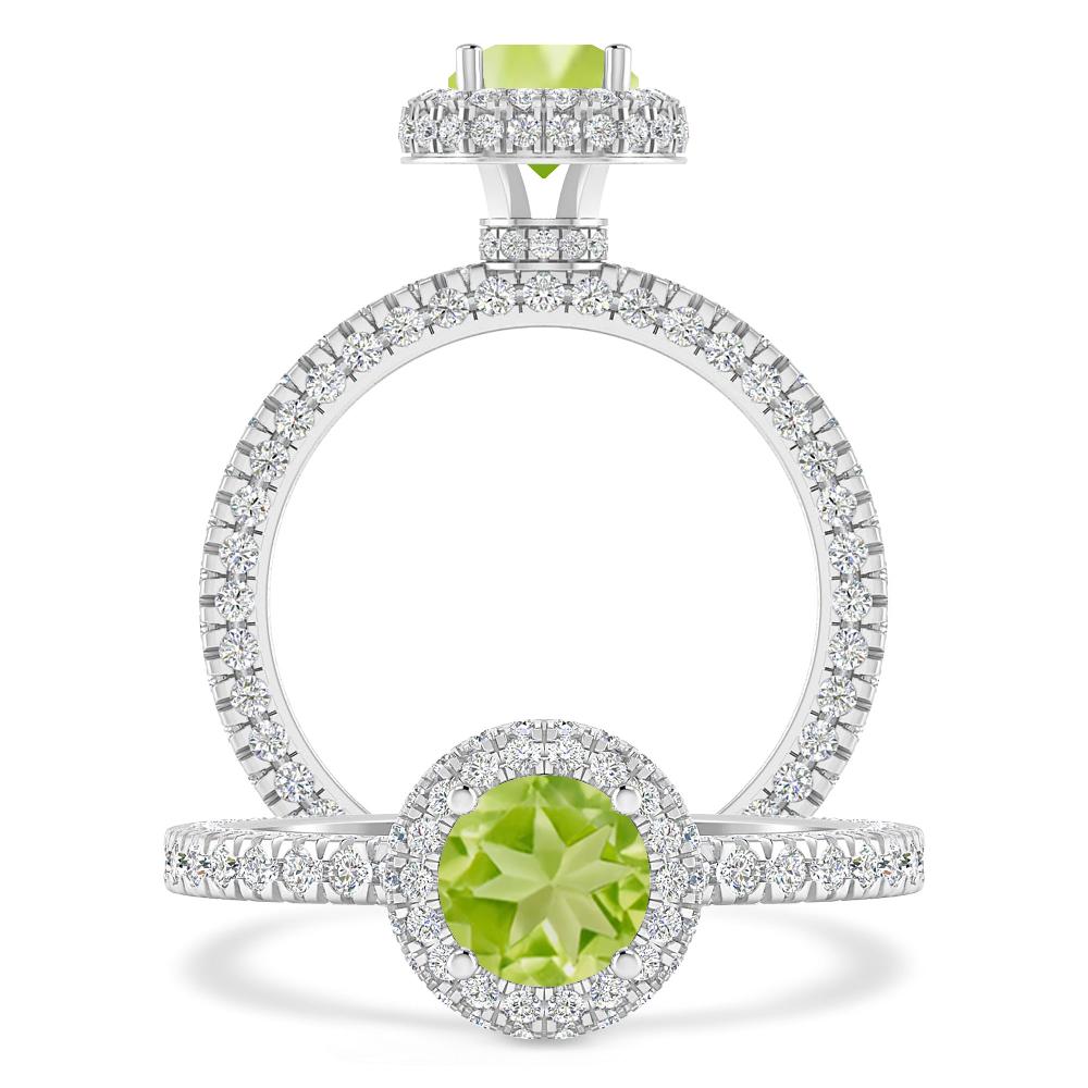 White Gold - Peridot