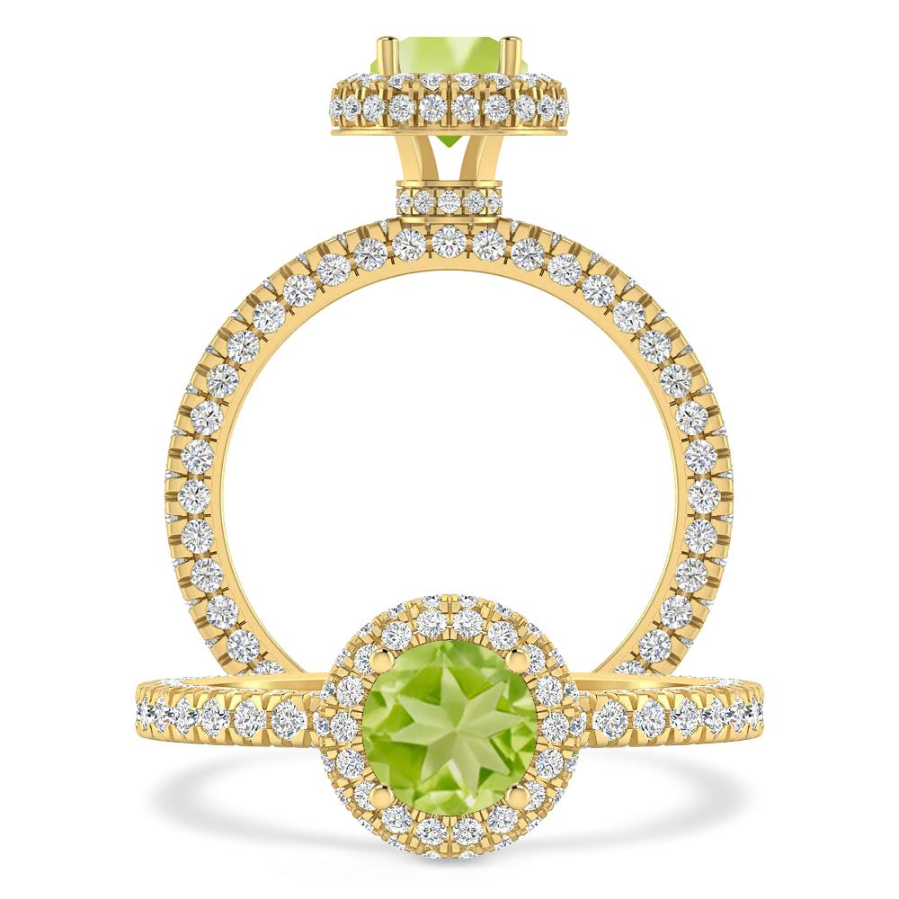 Yellow Gold - Peridot