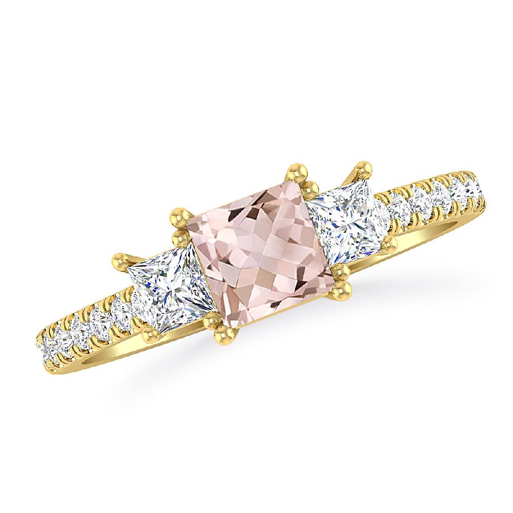 Yellow Gold - Morganite