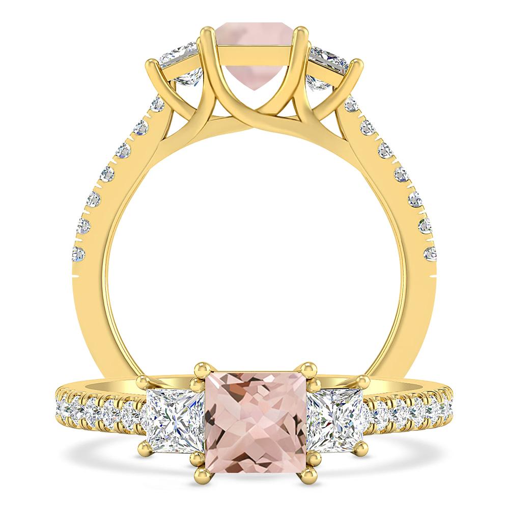 Yellow Gold - Morganite