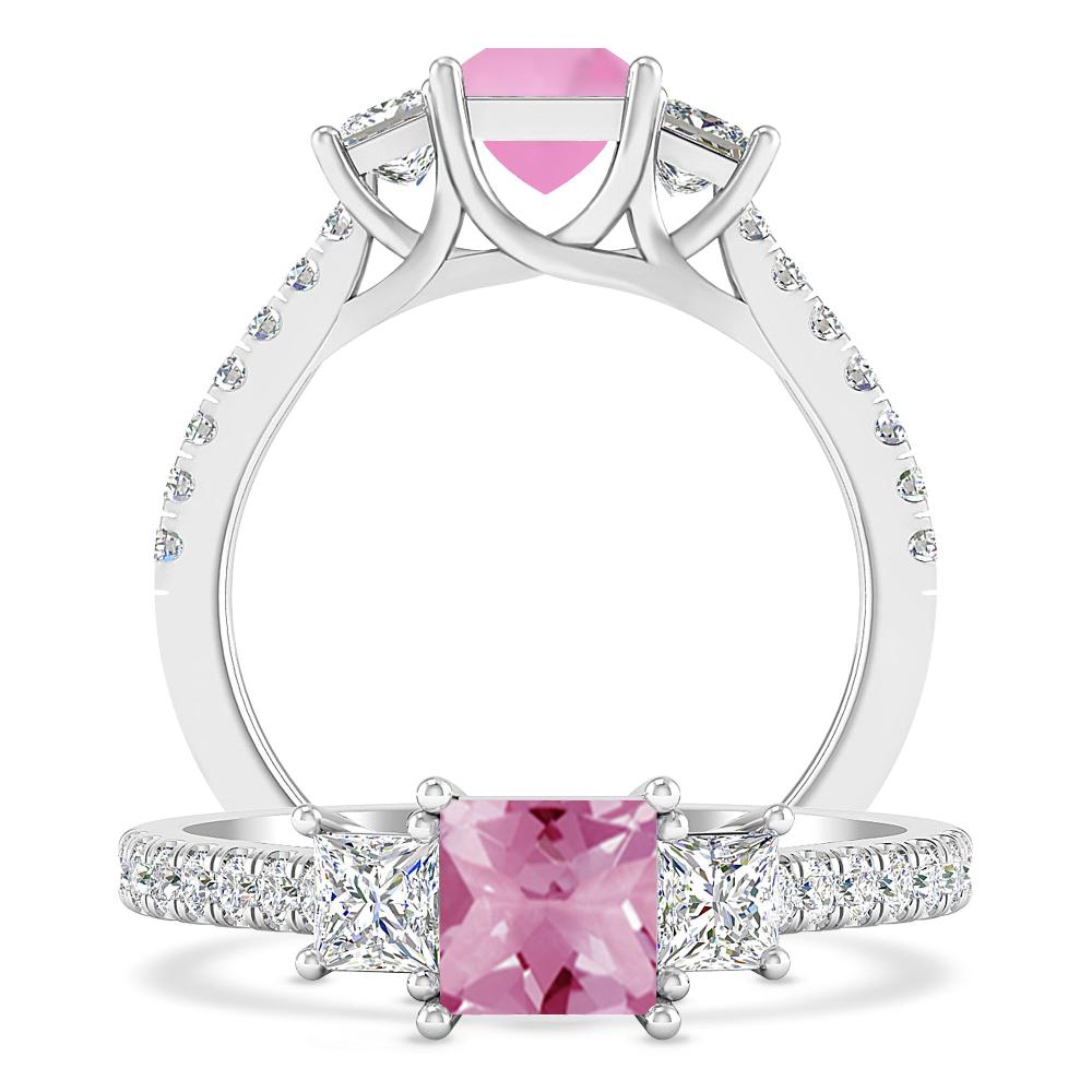 White Gold - Pink Tourmaline
