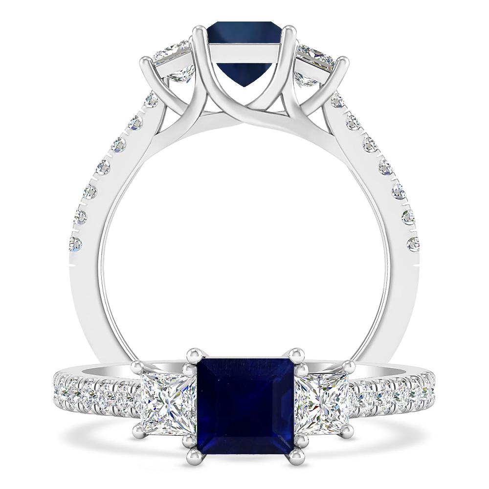 White Gold - Sapphire