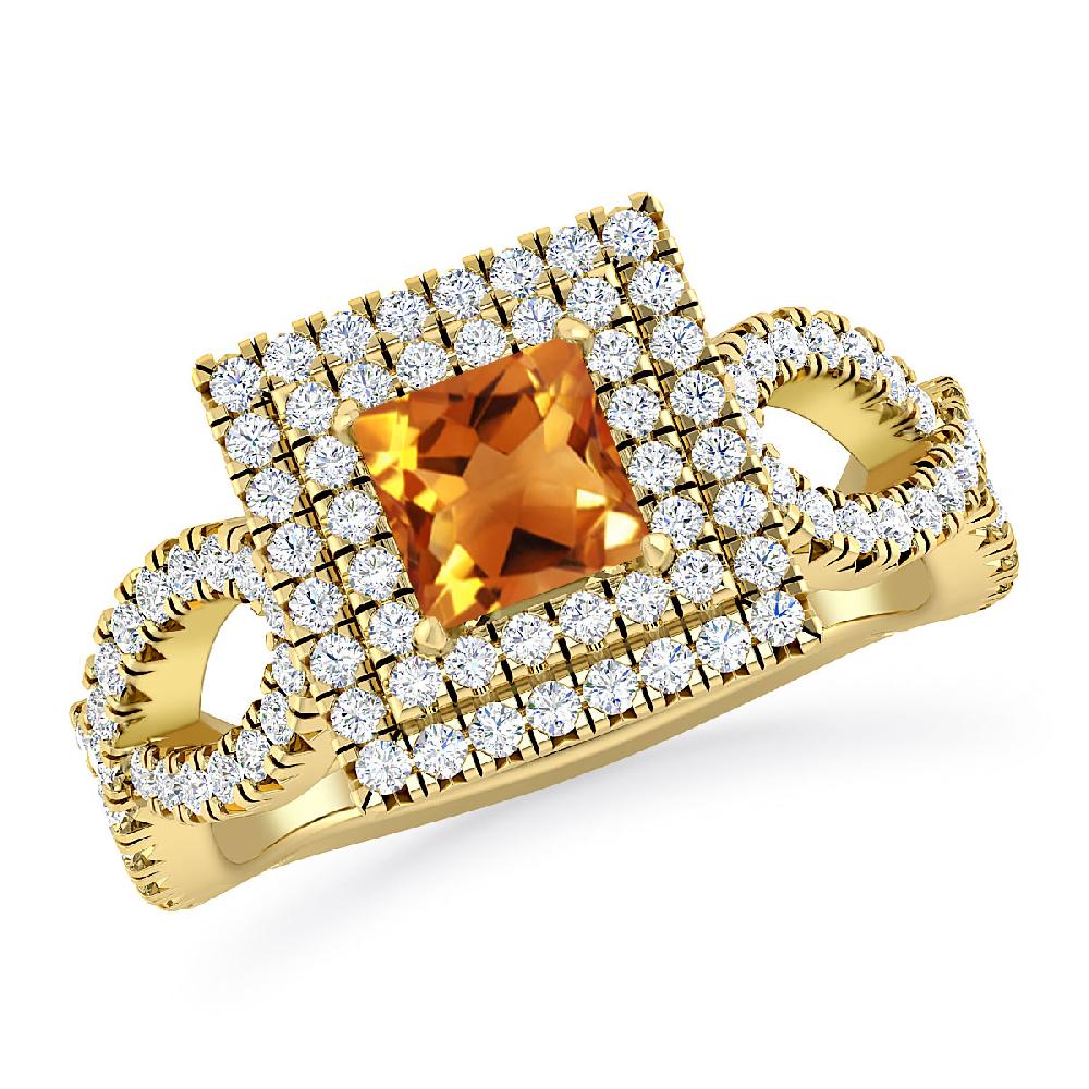 Yellow Gold - Citrine