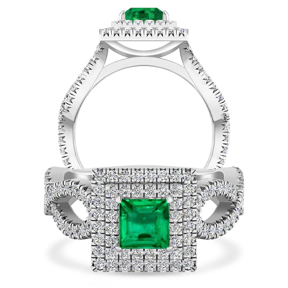 White Gold - Emerald