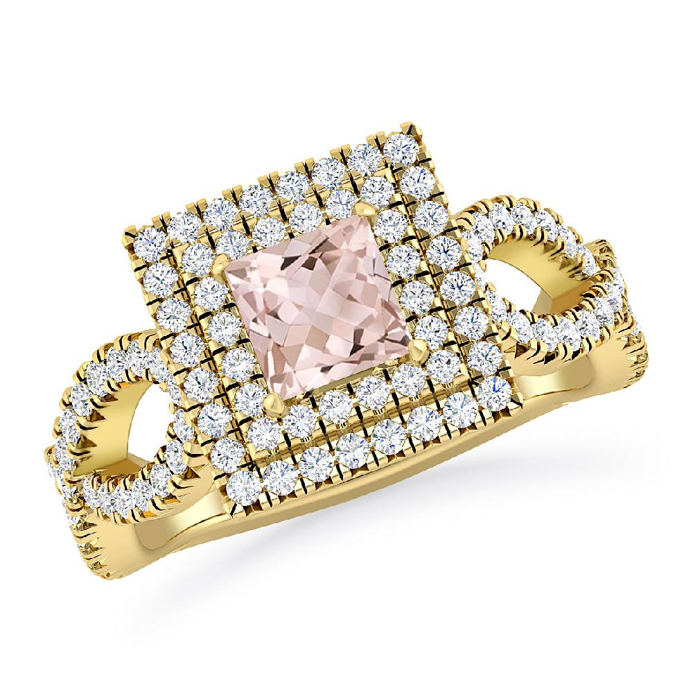 Yellow Gold - Morganite
