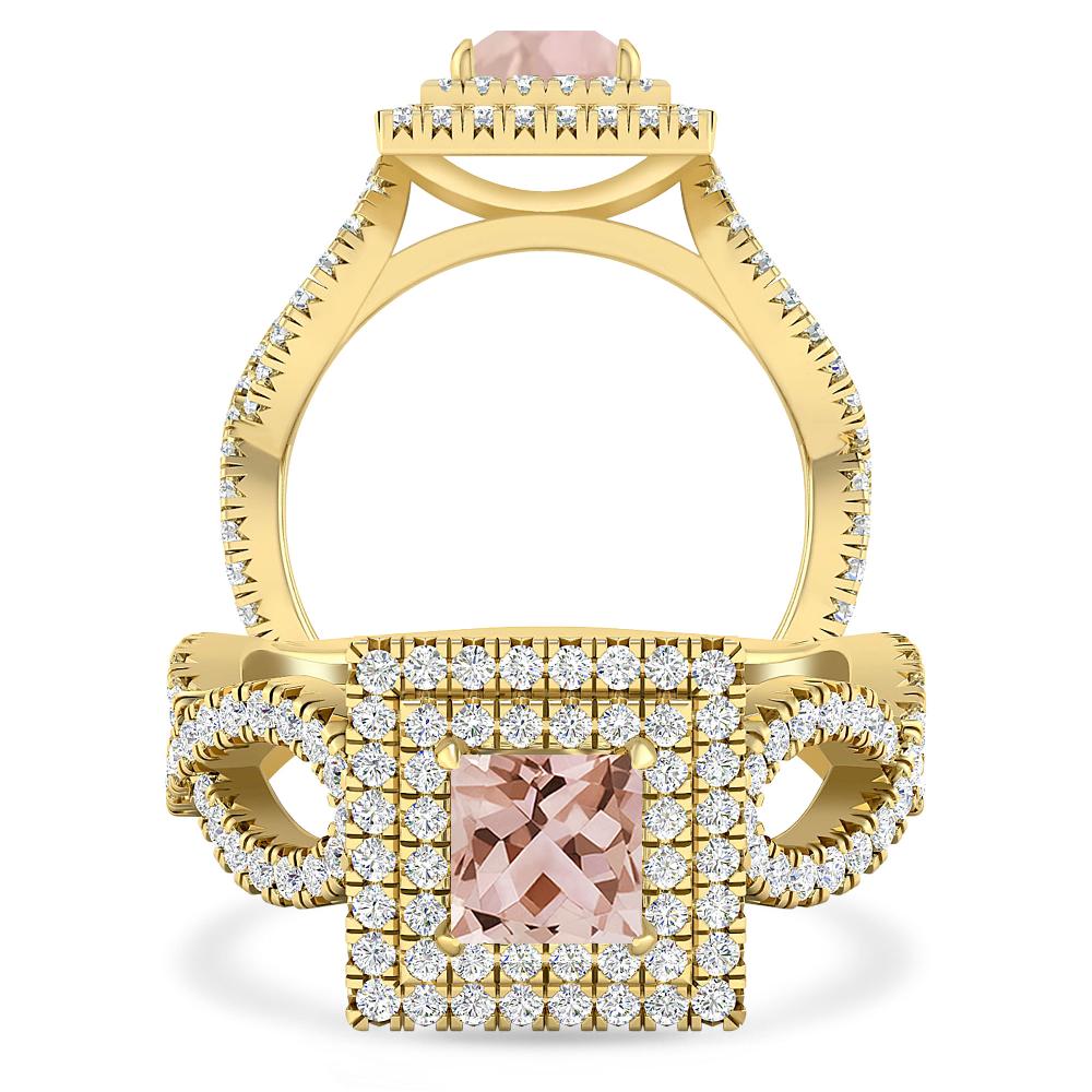 Yellow Gold - Morganite