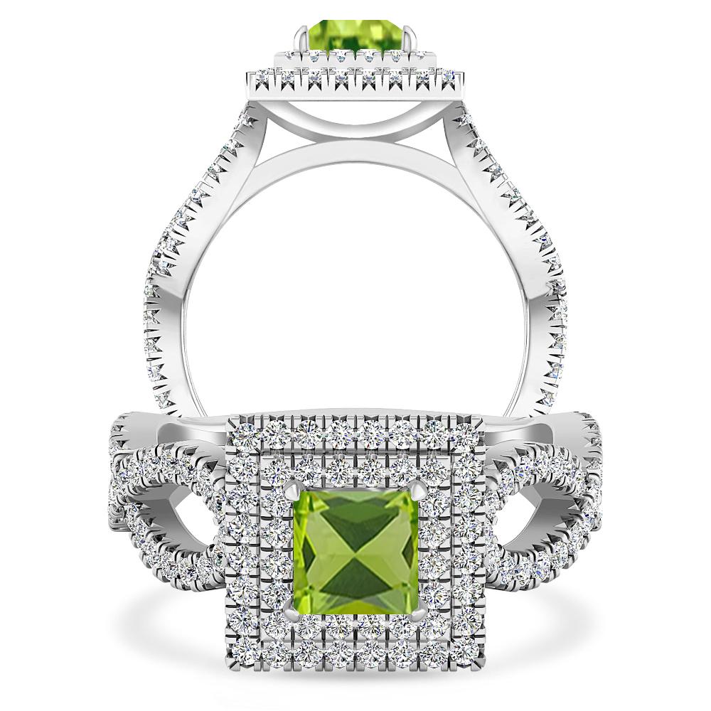 White Gold - Peridot