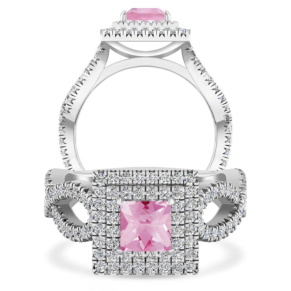 White Gold - Pink Tourmaline