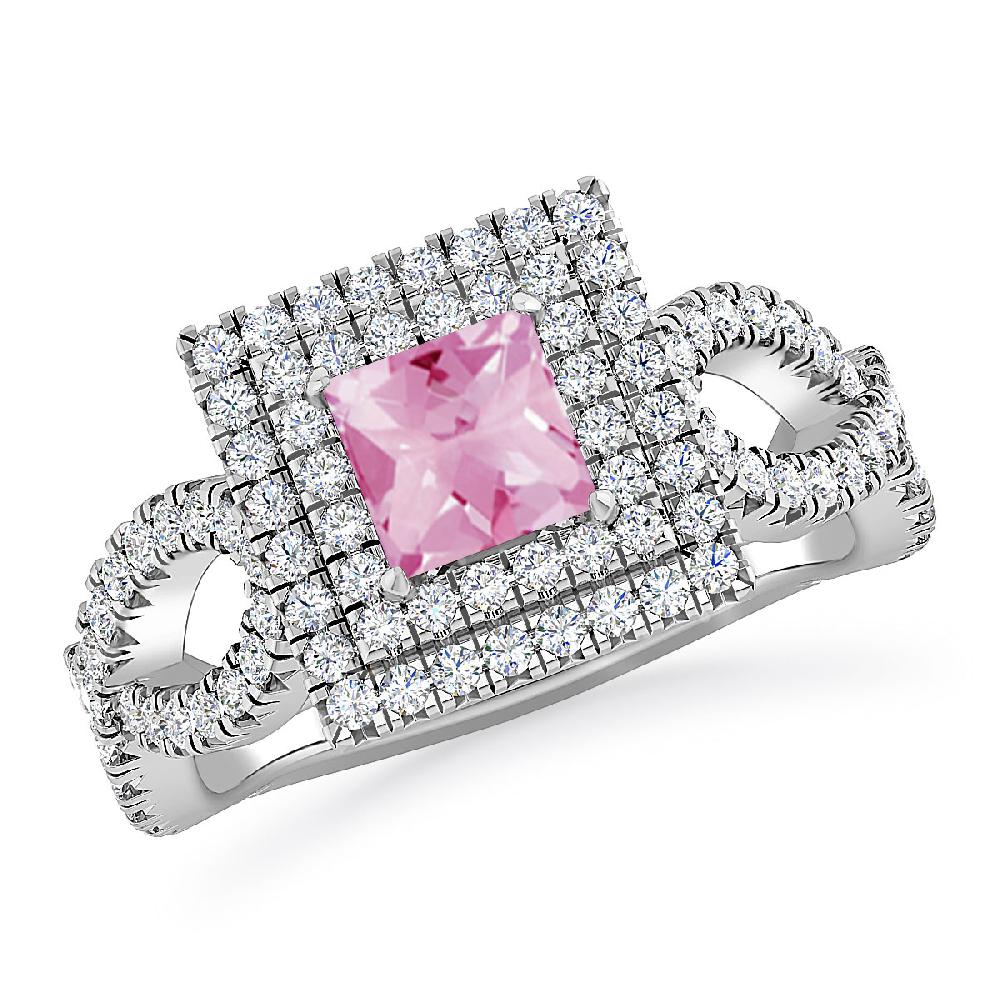 White Gold - Pink Tourmaline