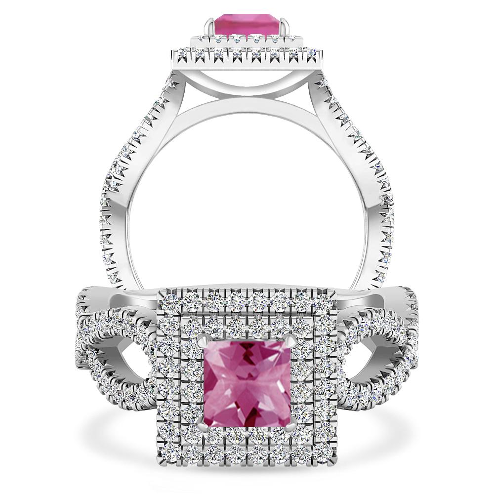 White Gold - Pink Tourmaline