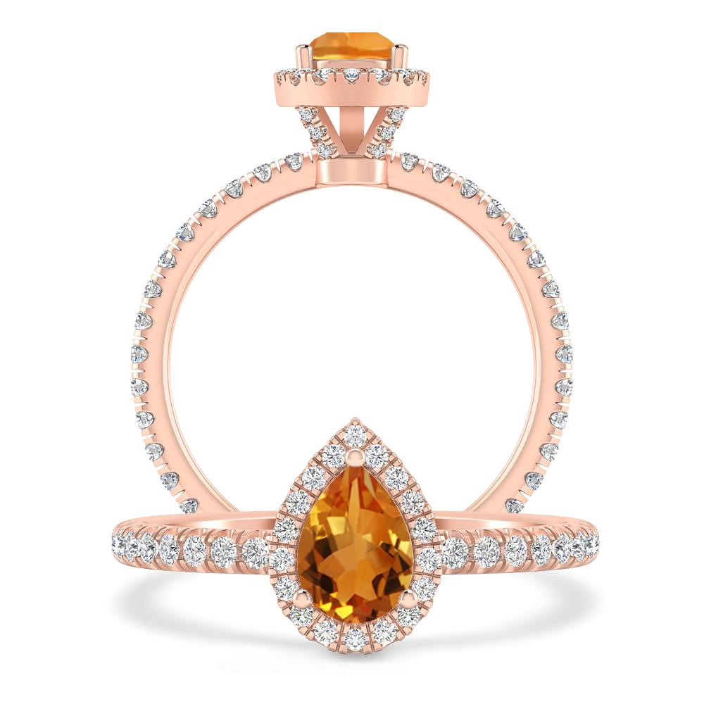 Rose Gold - Citrine
