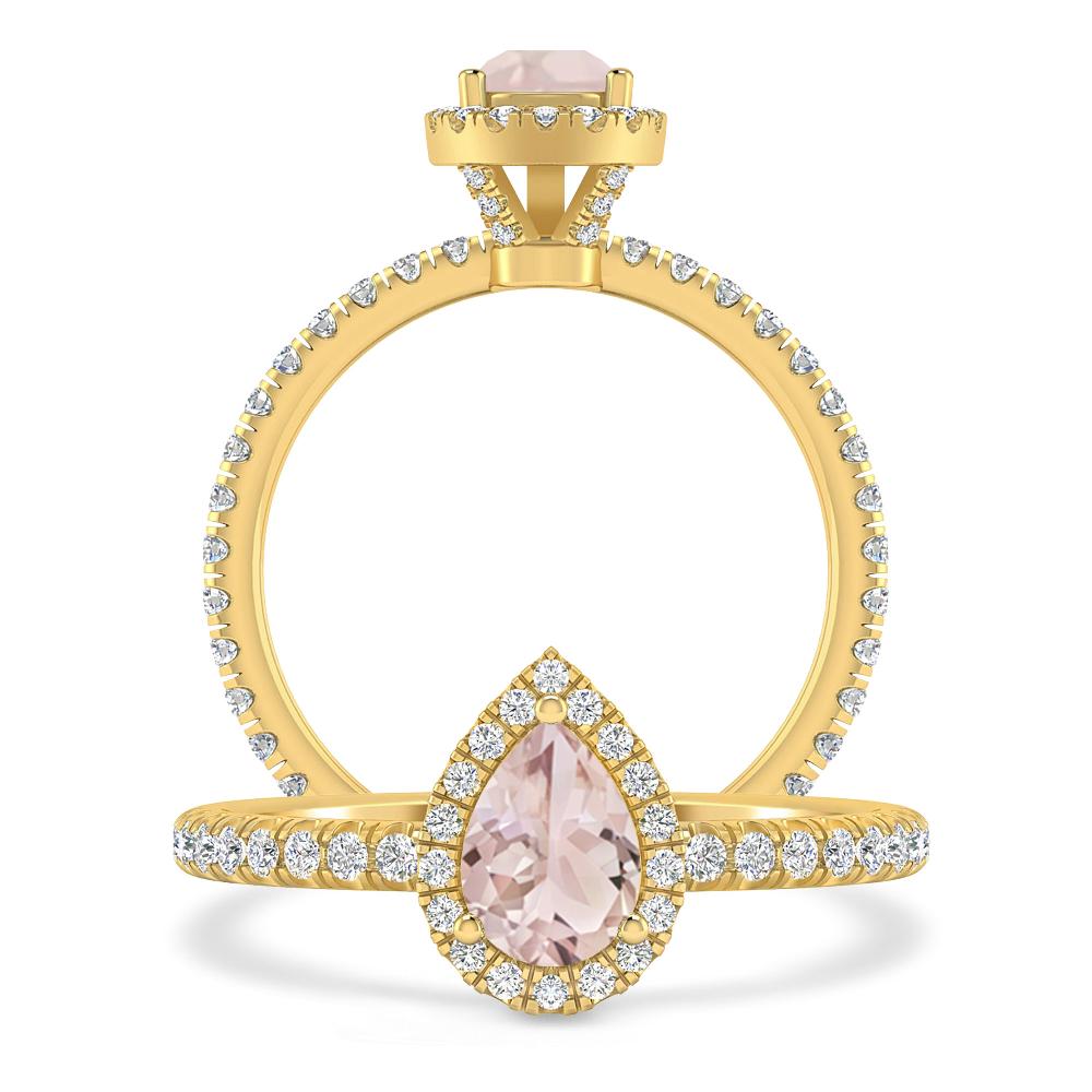 Yellow Gold - Morganite