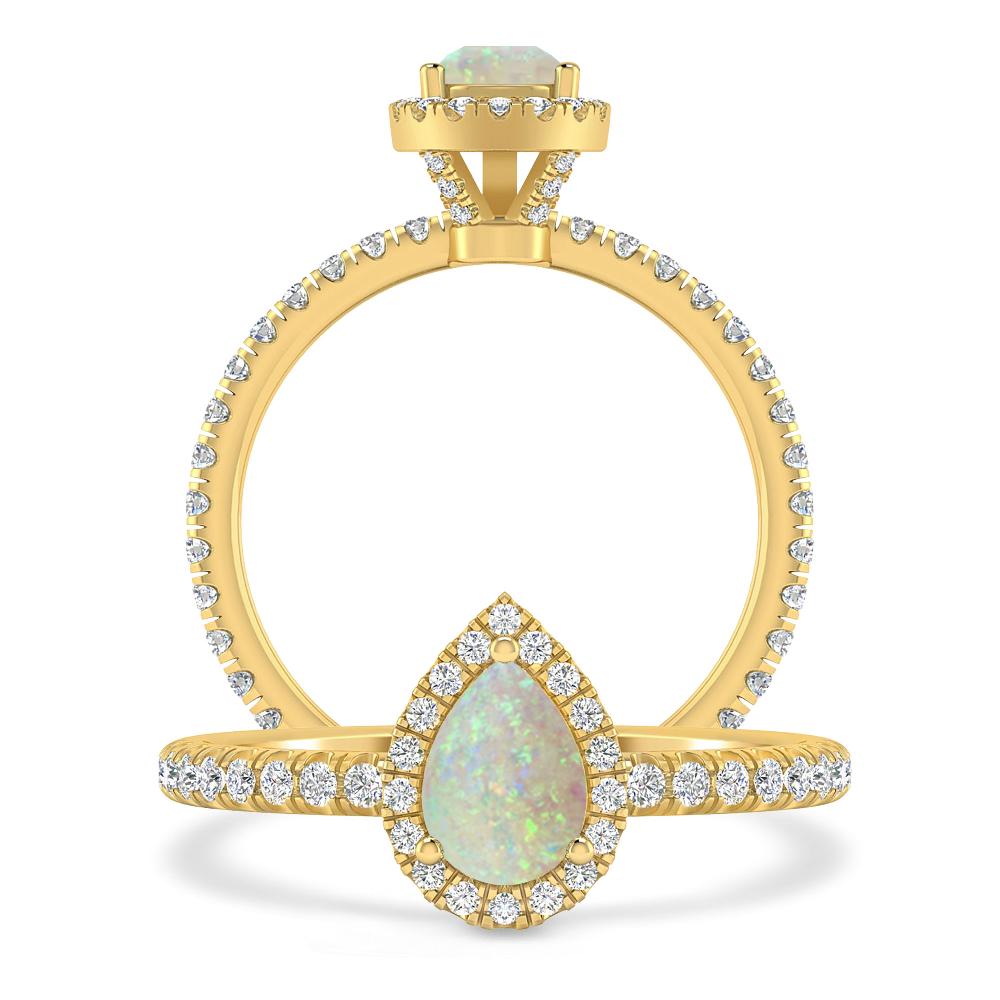 Yellow Gold - Opal
